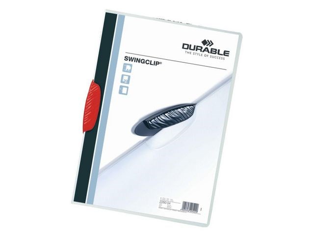 Cartellina Swingclip® Durable – Verde, Dorso 3 Mm, Capacità 30 Fogli, Per Ufficio E Scuola